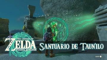 the legend of zelda tears of the kingdom nintendo switch guia santuario taun'ilo