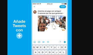 Twitter ahora permite añadir tweets.