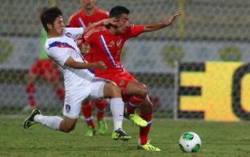 Rusia-Corea del Sur. Jooho Park y Alexander Samedov.