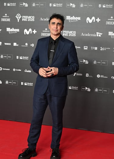 Canco Rodríguez posa en la alfombra roja de los Premios Iris 2026 celebrados en Madrid. 
 
 
 