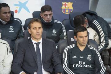 Not going to plan | Lopetegui during El Clásico.