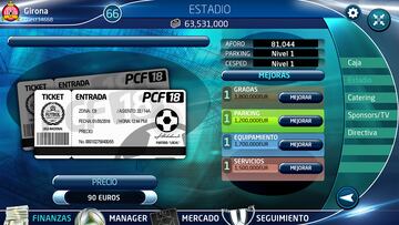 Captura de pantalla - PC Fútbol 2018 (AND)