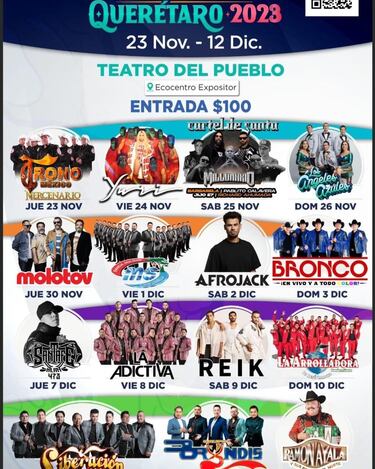 Feria de Querétaro 2023: fechas, programa y cuánto dura