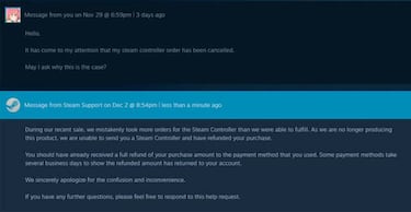 Valve cancela pedidos del Steam Controller por falta de stock