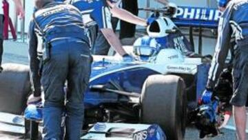 <b>BUENA IMPRESIÓN. </b>Andy Soucek gustó a los ingenieros de Williams por sus conocimientos en el reglaje del monoplaza.