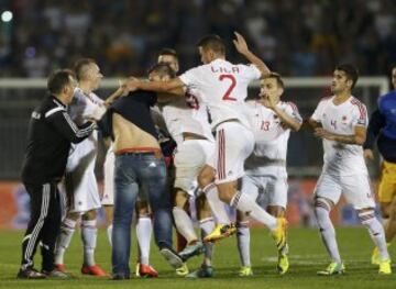 Batalla campal en el Serbia-Albania