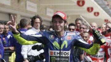 Valentino Rossi se siente feliz con su arranque de Mundial.