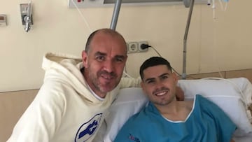 Sergio Ruiz tras pasar por quir車fano.
