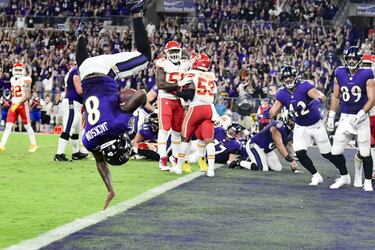 What were the Chiefs-Ravens NFL ratings Week 2?