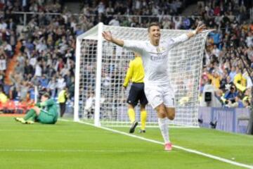 4-0. Cristiano Ronaldo celebró el cuarto gol.