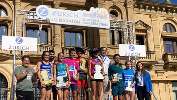 Lamdassem y Loyo vencen en el medio maratón de San Sebastián