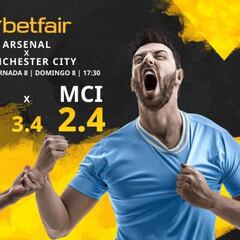 Arsenal FC vs. Manchester City: horario, TV, estadísticas, clasificación y pronósticos