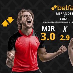 CD Mirandés vs. SD Eibar: horario, dónde ver, pronósticos y clasificación