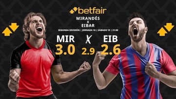 CD Mirandés vs. SD Eibar: horario, dónde ver, pronósticos y clasificación