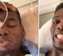 Pogba y su postoperatorio más loco: "No sé si estoy colocado..."