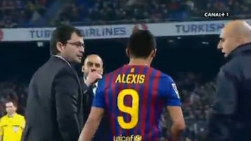 El día que Pep Guardiola se enfureció con Alexis Sánchez