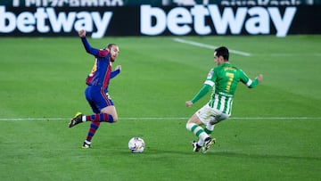 Juanmi, ante Mingueza.