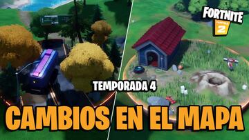 Fortnite Temporada 4: comienzan los primeros cambios en la isla