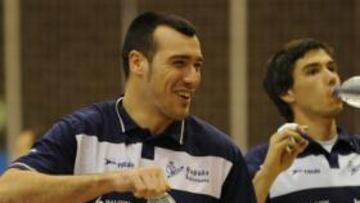 <b>FELIZ. </b>Gedeón Guardiola se ganó el billete al Europeo.