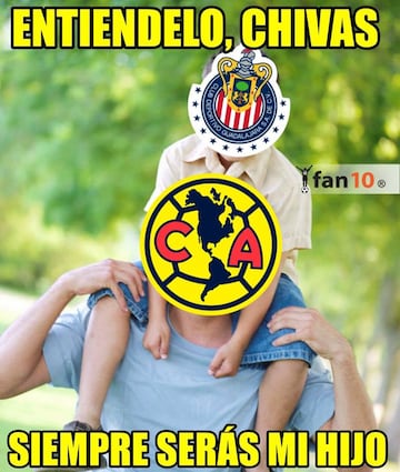 Los memes celebran al América y acaban con Chivas