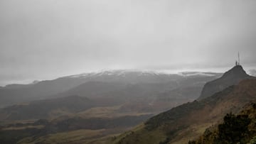 CALDAS, COLOMBIA - APRIL 04: Residents of Villamaria Caldas near Nevado del Ruiz will be evacuated within the measures taken due to the ongoing seismic activity following the rock subdivision inside the volcano in Caldas, Colombia on April 04, 2023. (Photo by Alexis Munera/Anadolu Agency via Getty Images)