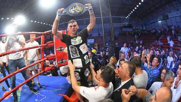 Sergio García levanta el Campeonato de Europa del superwelter.