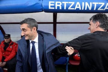 Ernesto Valverde y Jose Luis Mendilibar