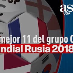 El mejor 11 del grupo C en el Mundial Rusia 2018