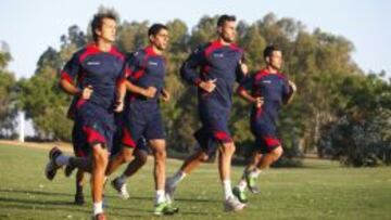 Diop se reincorpora al grupo tras su esguince en el codo