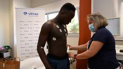 Pruebas medicas de la Ud Almería.
Arvin Appiah