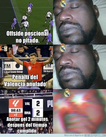 Las memes inundan las redes tras la polémica en Mestalla