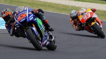 Maverick: "Pinta que puede ser una guerra entre Márquez y yo"