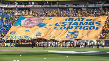 Así homenajeó Tigres y el Volcán a Batocletti en el Clásico Regio