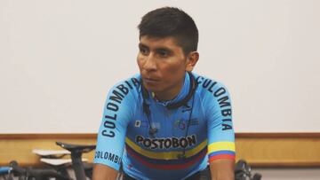 Nairo Quintana llega a Yorkshire y se prepara para la prueba élite del Mundial de Ciclismo.