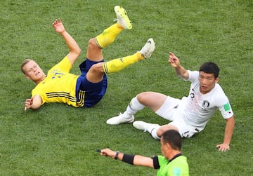 Así se narró el gol de Suecia para vencer a Corea del Sur