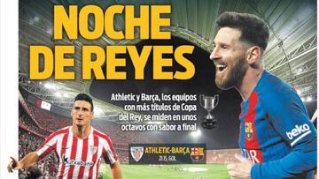 Portada del Diario Sport del día 5 de enero de 2017.