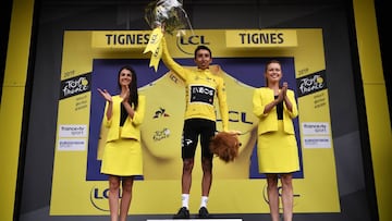 Egan Bernal consigui&oacute; el maillot amarillo en la etapa 19 y es el nuevo l&iacute;der del Tour de Francia