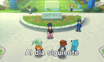 Captura de pantalla - Inazuma Eleven GO Chrono Stones: Llamarada (3DS)