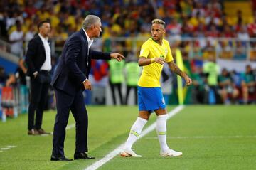 Tite con Neymar.