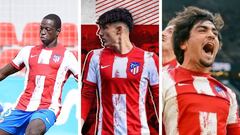 Ibrahima, Fortea y Currás, tres talentos de la cantera rojiblanca que vive una fuga de talento.