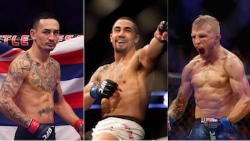 Highest ranked UFC fighters, weight by weight