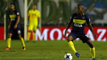 Buenos Aires 11 Marzo 2017
Banfield vs Boca por la fecha 15 del Torneo de la Independencia del Futbol Argentino, en el Estadio Florencio Sola, Banfield.
Frank Fabra de Boca Juniors
Foto Ortiz Gustavo