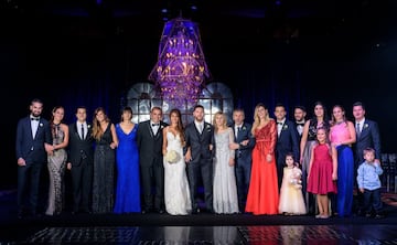 La alfombra roja y los invitados a la boda de Messi y Antonella