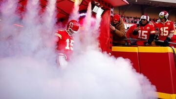 La imponente llegada de Patrick Mahomes al Arrowhead Stadium