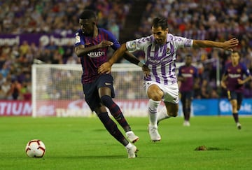 Dembelé y Javi Moyano.