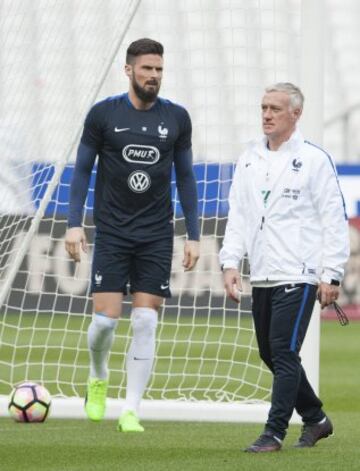 Lloris con Deschamps.