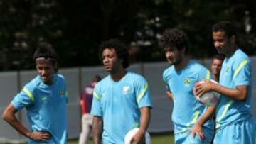 Entrenamiento de Brasil.