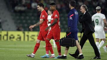 Vrsaljko se va lesionado del Elche-Atl&eacute;tico