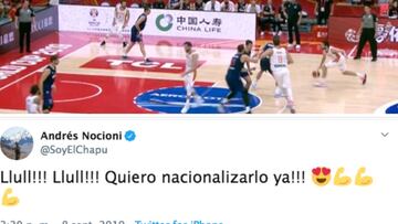 Hasta Nocioni pidió que lo nacionalizara Argentina: ¡¡¡Llull!!!