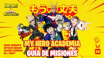 Fortnite: guía de Misiones de My Hero Academia